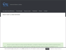 Tablet Screenshot of hotelceresmonteoru.ro